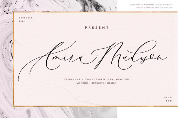 Amira Madison: A Modern Script Font for Clearer Campaigns