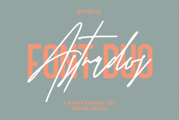 Astrados Signature Font for Dynamic Branding