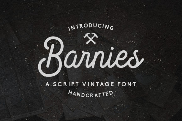Barnies: A Vintage Script Font for Editorial Elegance