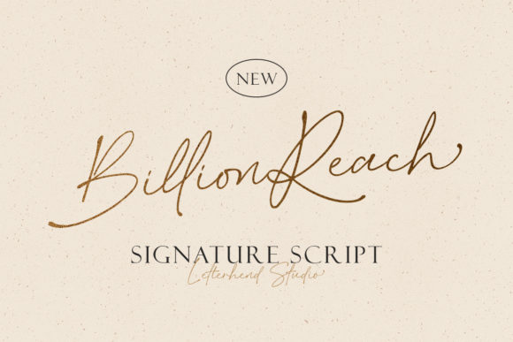 Billion Reach Font for Branding and Design