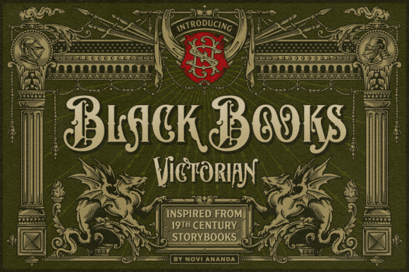 Black Books Victorian: A Blackletter Font with Character