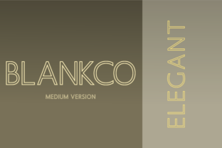 Blankco Outline Medium for Web Design