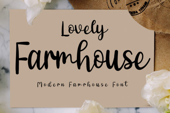 Experience the Elegance of Lovely Farmhouse Font