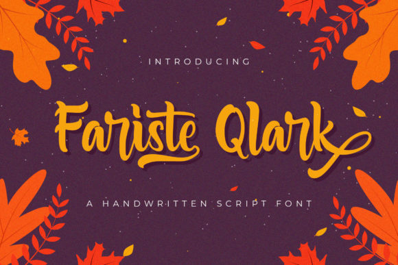 Fariste Qlark: A Handwritten Font for Editorial Design