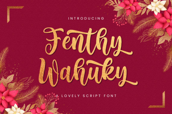 Fenthy Wahuky: A Handwritten Font for Web Design