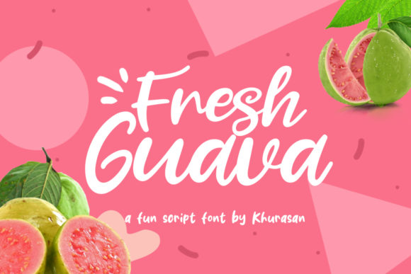 Fresh Guava: A Handwritten Font for Digital Branding