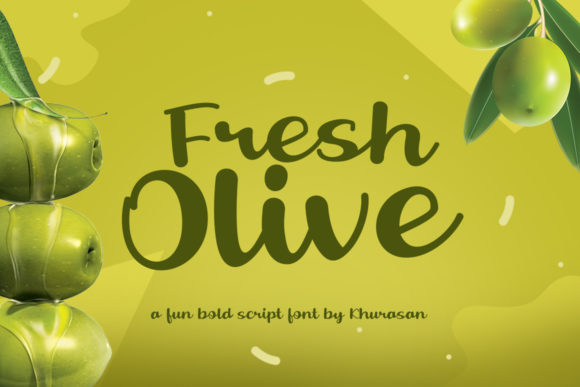 Fresh Olive: A Handwritten Font That Elevates Campaign Design