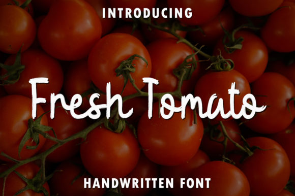 Fresh Tomato Font for Creative Branding Projects