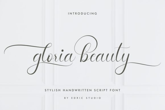 Gloria Beauty Font for Web Design