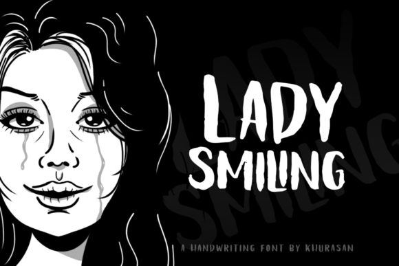 Lady Smiling: A Handwritten Font That Brings Personality to Your Creations