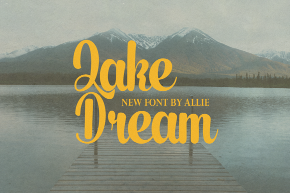 Lake Dream Script Font for Editorial Design
