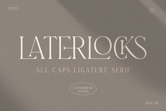 Laterlocks Serif Font for Web Design