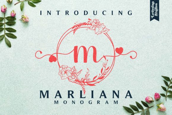 Marliana Monogram: A Luxurious Font for Editorial Design