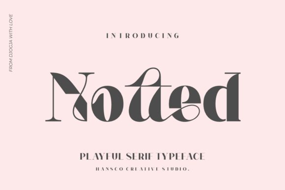 Notted Serif Font Review for Brand Design