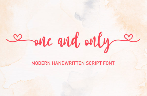 One and Only: A Handwritten Font for Digital Design