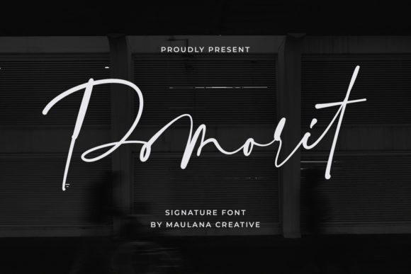 Pomorit: A Stylish Script Font for Digital Marketing