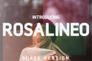 Rosalineo Black for Branding: A Modern Sans Serif Font Review