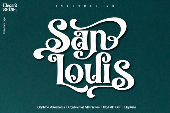 San Louis: A Serif Font That Elevates Handmade Creations